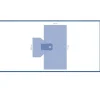 Champ de soins pour main - fenêtre ø 3cm - 196 x 373 cm - 1 carton de 12