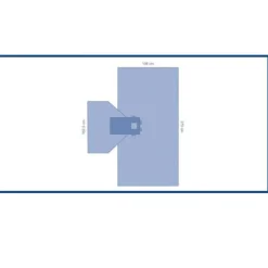Champ de soins pour main - fenêtre ø 3cm - 196 x 373 cm - 1 carton de 12