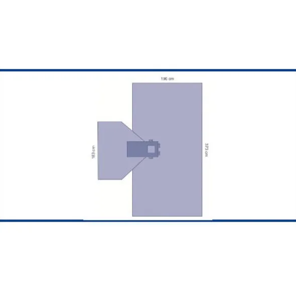 Champ de soins pour main - fenêtre élastique ø 3cm - 196 x 373 cm - 1 carton de 12