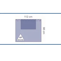Champ latéral renforcé trilaminé - 112 x 98 cm - 1 carton de 36