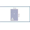Champ pour cystoscopie - 75 x 120 cm - 1 carton de 45