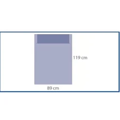 Champ sous-fessier renforcé - polyéthylène - 89 x 119 cm - 1 carton de 40