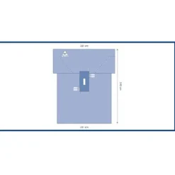 Champ universel pour rachis - 284/251 x 343 cm - 1 carton de 7