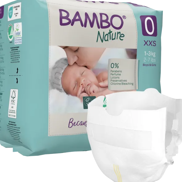 Change bébé Bambo Nature - Taille 0 et 3 à 6 au choix
