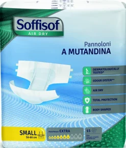 Change complet Soffisof Air Dry Extra 7 gouttes Taille S - 1 carton de 90 unités