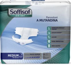 Change complet Soffisof AirDry MaxiSuper 9,5 gouttes Taille M - 1 palette de 1680 unités