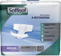 Change complet Soffisof Air Dry Maxi 9 gouttes Taille M - 1 palette de 1680 unités