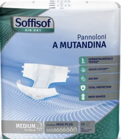Change complet Soffisof Air Dry Maxi Plus 10 gouttes Taille M - 1 carton de 60 unités