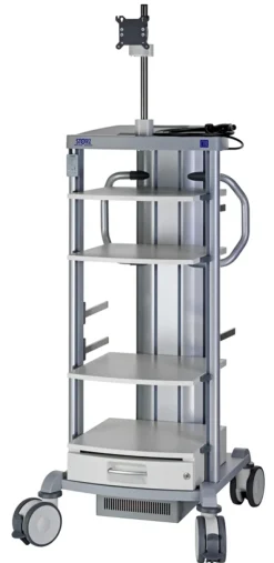 Chariot COR KARL STORZ Chariot, standard, 2 supports écran mobiles