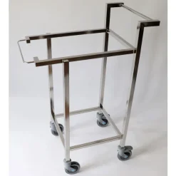 Chariot de décontamination déporté haut - pour bac 600 x 400 mm