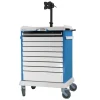 Chariot de soins Easy Soins ES10 Power équipé pour 16 patients et alimenté (pour PC ou tablette)