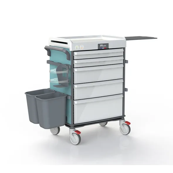 Chariot de soins MODALLI façade 600 mm 9 glissières - équipé V1
