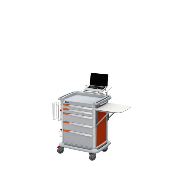 Chariot de soins préconfiguré