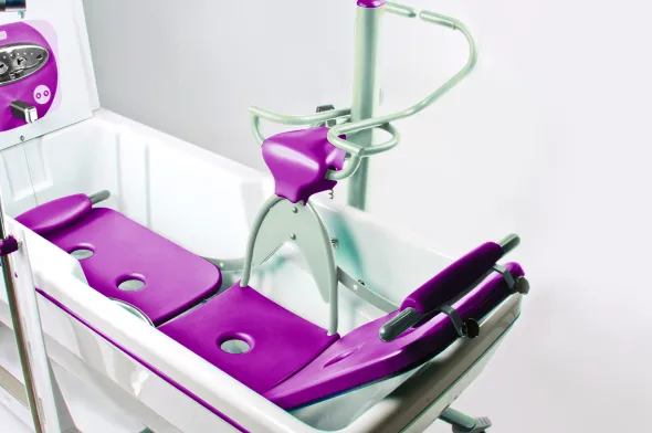 Chariot de transfert douche assise TOPAZ electrique