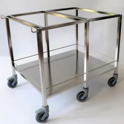 Chariot double - pour bac 40 l