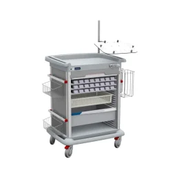 Chariot à médicaments préconfiguré