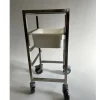 Chariot 4 niveaux de glissières espacées de 205 mm - pour bac 354 x 325 mm