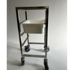 Chariot 4 niveaux de glissières espacées de 205 mm - pour bac 354 x 325 mm