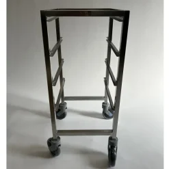 Chariot 4 niveaux de glissières espacées de 205 mm - pour bac 354 x 325 mm
