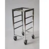 Chariot 4 niveaux de glissières espacées de 155 mm - pour bac 354 x 325 mm