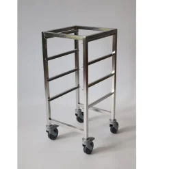 Chariot 4 niveaux de glissières espacées de 155 mm - pour bac 354 x 325 mm
