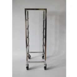 Chariot 6 niveaux de glissières espacées de 155 mm - pour bac 530 x 325 mm