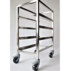 Chariot 4 niveaux de rails - pour bac 530 x 325 mm ou 620 x 320 mm