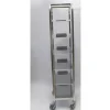 Chariot - 6 niveaux de tablette inox - 310 mm