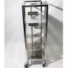Chariot - 4 niveaux de tablettes pleines - h. 1025 mm