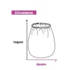 CHARLOTTE CIRCULAIRE 120cm - Stérile KRYSTAL DIAMETRE 120CM LONGUEUR 60CM