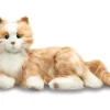 Chat interactif et réaliste Gingerde roux - 45 cm fonctionne avec 4 piles alcaline LR14C