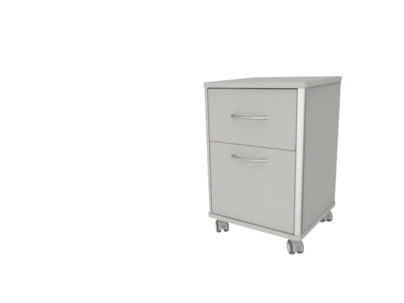Chevet Catoni Style bas - 1 tiroir et 1 caisson coulissant