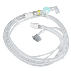 Circuit patient à usage unique, sans mesure de débit, sans mesure de CO2, longueur de 2 m