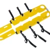 Civière de relevage compatible rayons X Polylight - 159 kg - polyéthylène haute densité - 3 sangles de maintien 2 parties