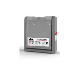 Coffre intérieur gris Polypropylène {châssis/capot}, alarme sonore et visuelle, flash LED [distribué par D-Sécurité]