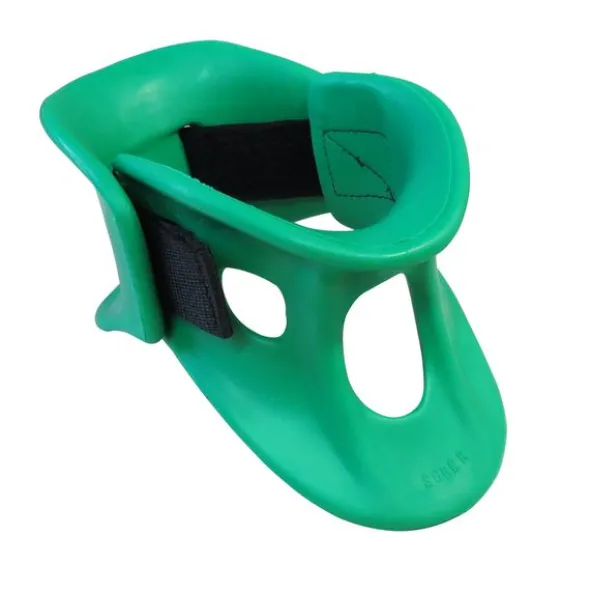 Collier cervical 2 parties - décontaminable - enfant - vert