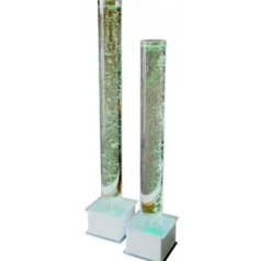 Colonne à bulles modèle de table - contenu 10l, ø 12cm, hauteur 85 cm