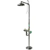 Combiné douche et lave-yeux à commande manuelle - 100 % Inox