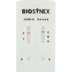 COMBO FLU COVID BSS_Test rapide pour antigènes du SARS CoV- 2 et virus Influenza A et B s_25 tests par boite