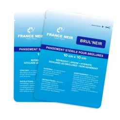 Compresse pour brûlure Brulneir - 10 x 10 cm - l'unité