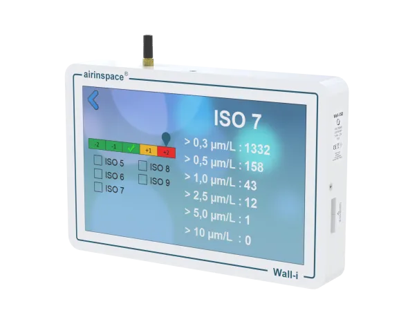 Compteur de particules fines WALL-I ISO - classe ISO
