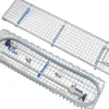 Container de stérilisation optique longueur utile inf 20 cm Panier inox stérilisable, couvercle, cales silicone