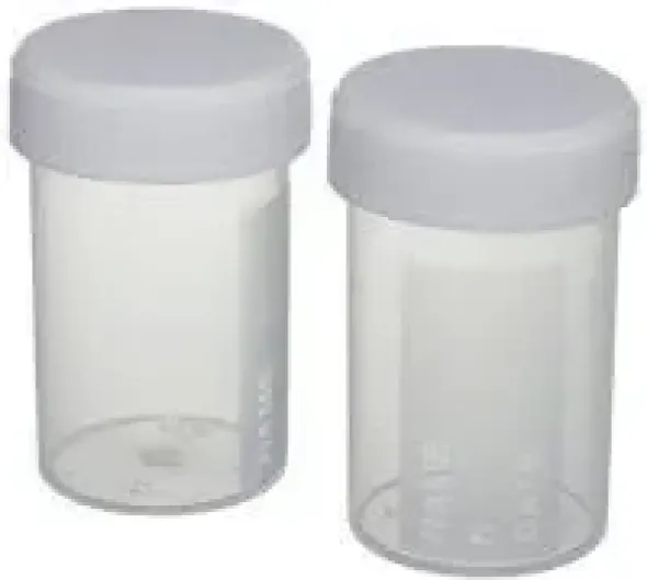 Conteneur 60 ml pp bouchon blanc x 600