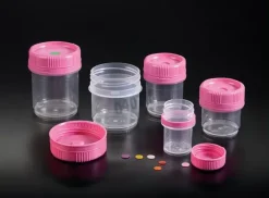 Conteneur PP avec languette de fermeture intégrée 60 ml x 500