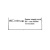 Cordon d'alimentation courant continu pour prise 12V Pour le transport en Ambulance