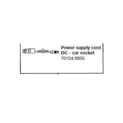 Cordon d'alimentation courant continu pour prise 12V Pour le transport en Ambulance