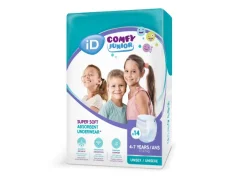 Couche culotte iD Comfy Junior pants 4-7 ans - 1 palette de 5376 unités