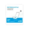 Couche droite Rectangular pad intraversable - 15 x 60 cm - 1 palette de 4704 unités