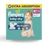 Couche Pampers Baby Dry Maxi+ T4+ 10/15kg - 1 carton de 112 unités