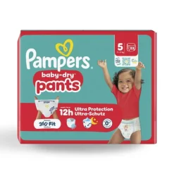 Couche Pampers Baby Dry pants junior T5 11/17kg - 1 carton de 92 unités